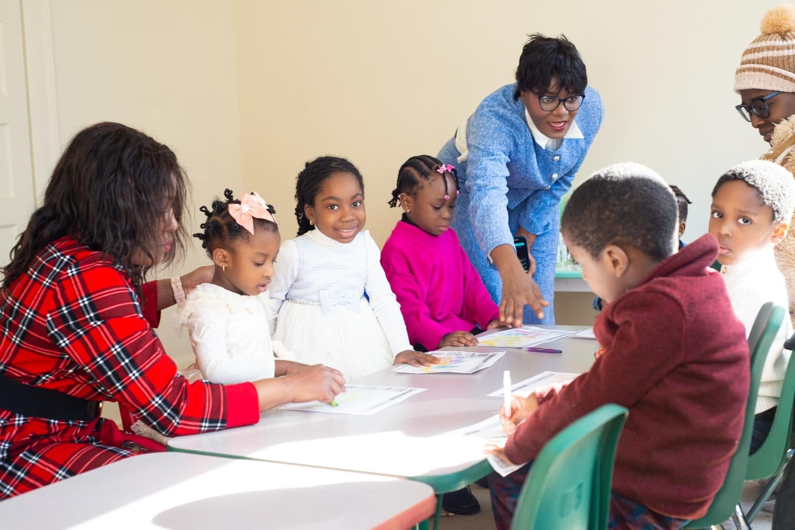 Children's Church around the table