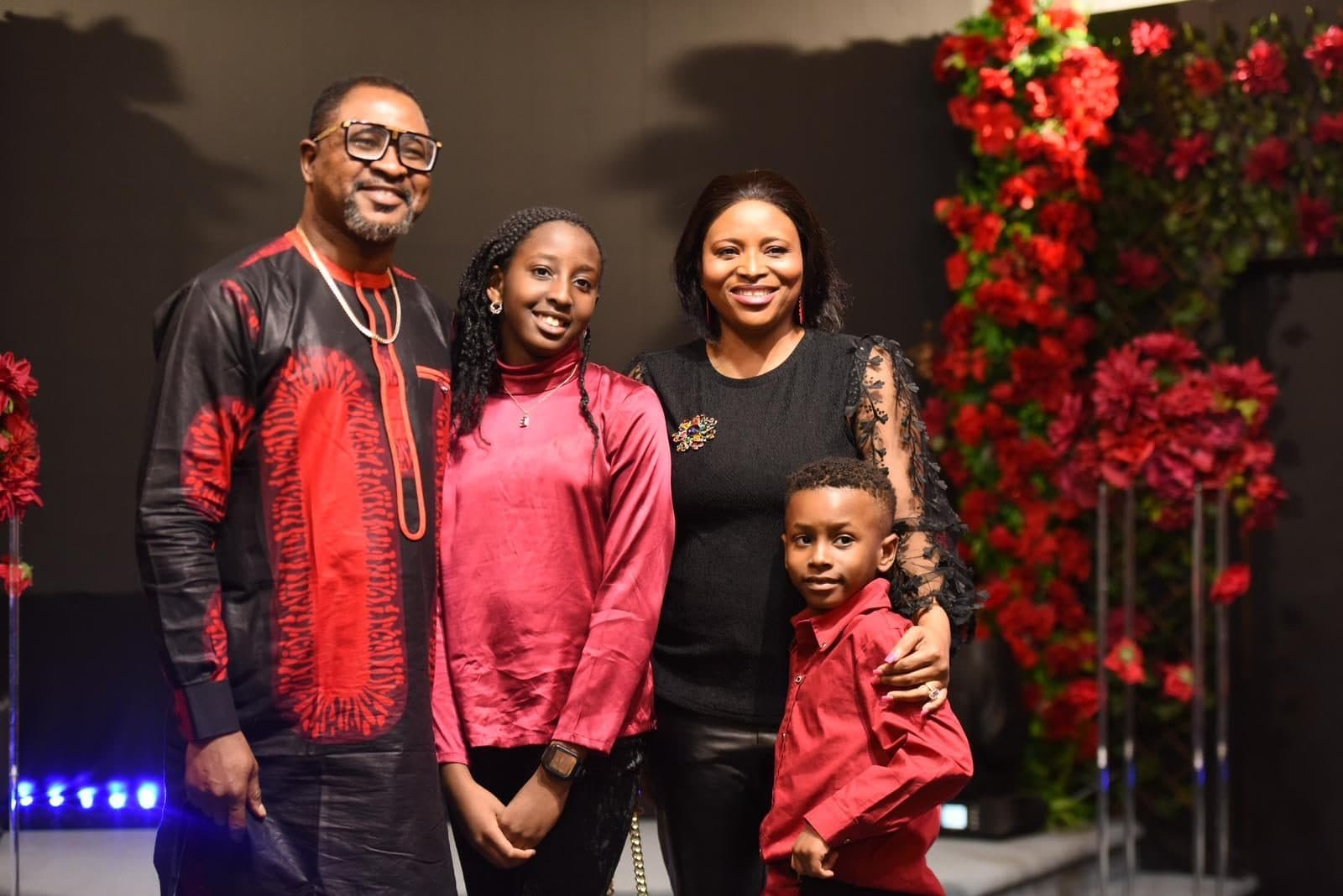 A family at church